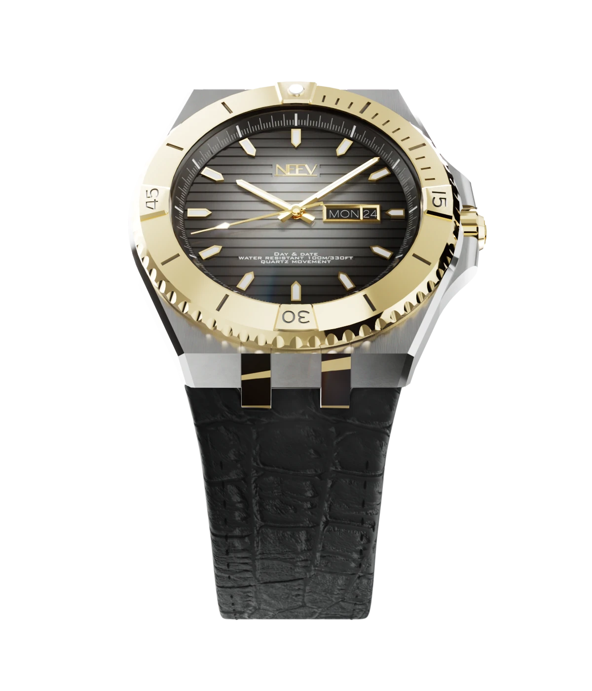 Hackler | Leder Zwart