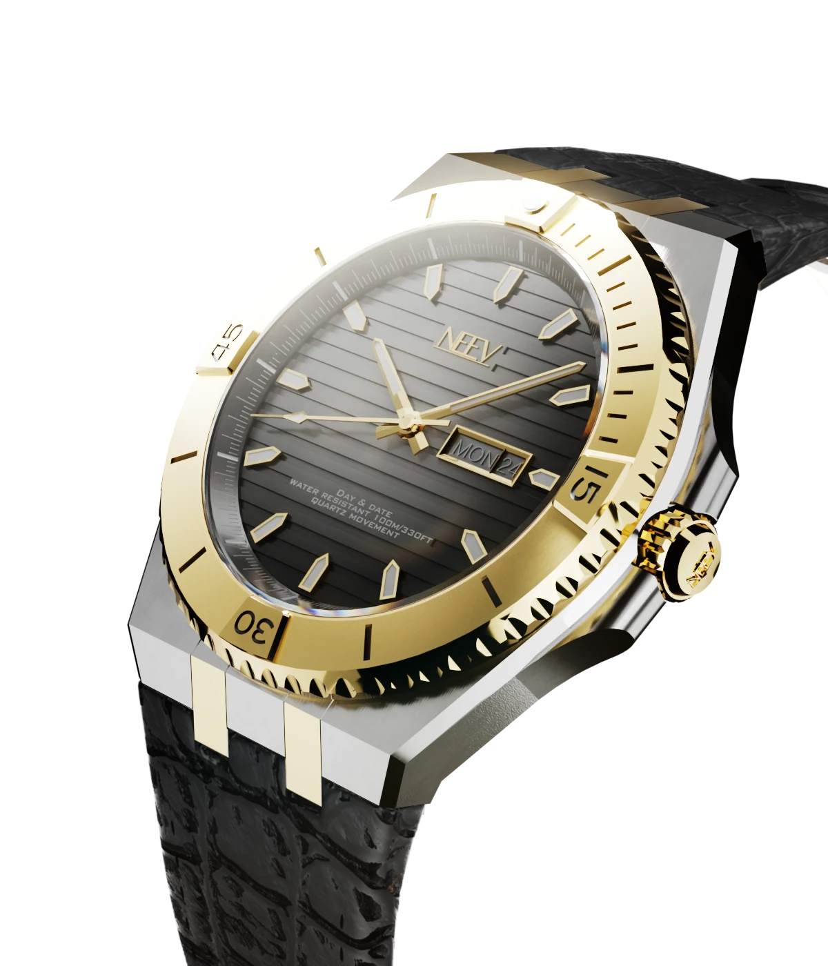 Hackler | Leder Zwart